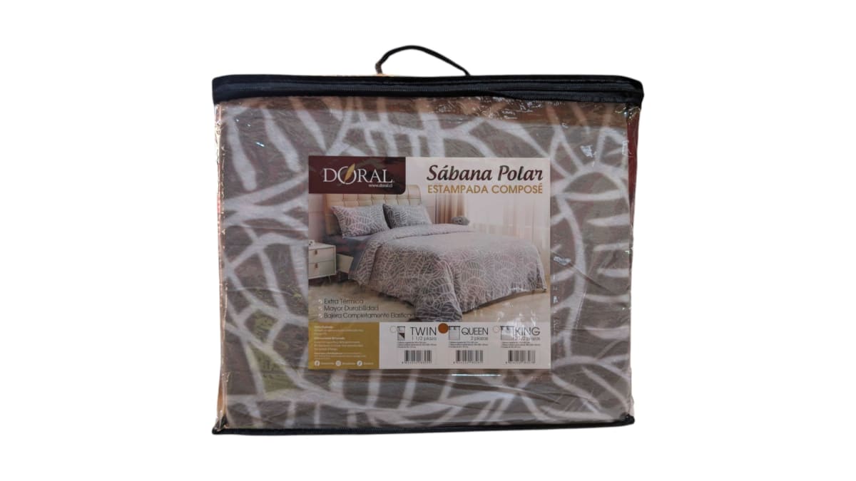 SABANAS POLAR ESTAMPADAS COMPOSE 2.0 PLAZAS1
