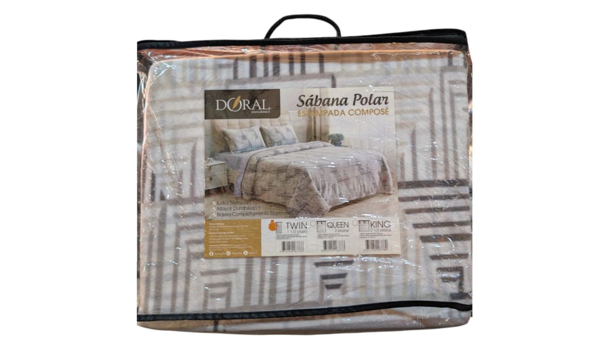 SABANAS POLAR ESTAMPADAS COMPOSE 1.5 PLAZAS 4