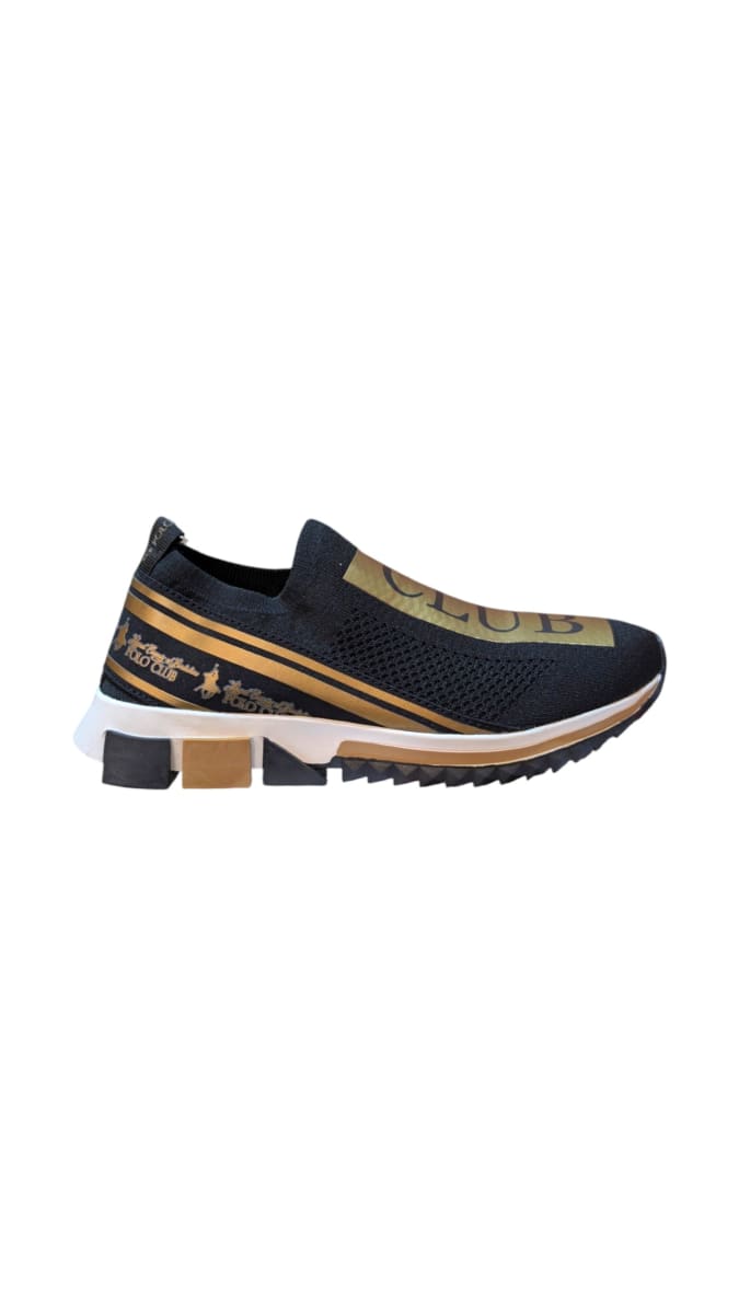 ZAPATILLAS POLO CLUB - DOLCE STYLE BLACK/GOLD1