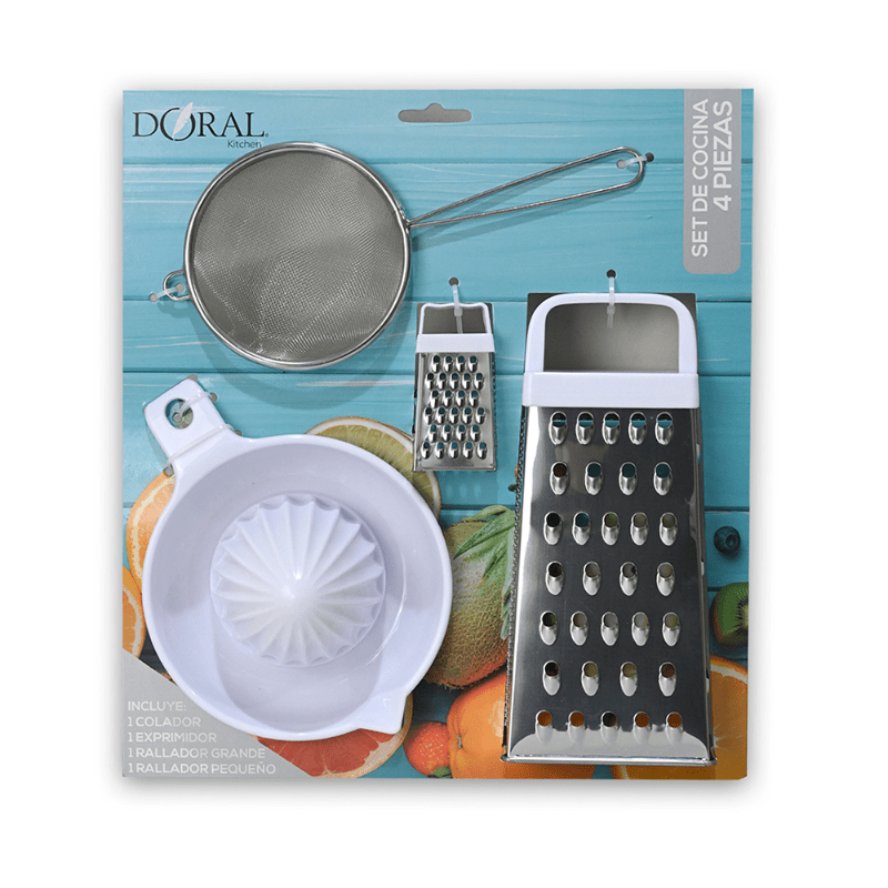 SET DE COCINA 4 PIEZAS DORAL3