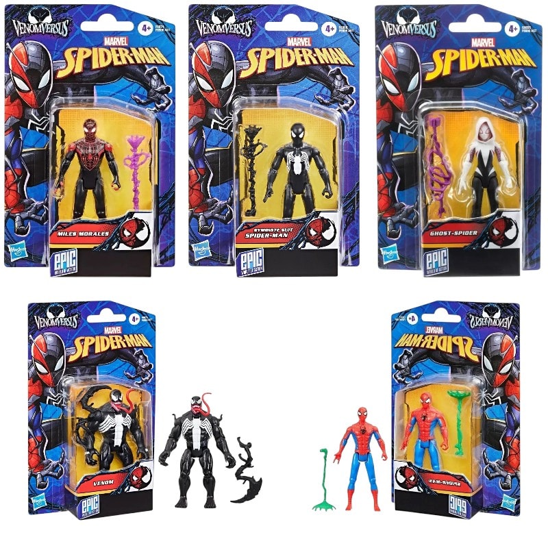 FIGURAS SPIDERMAN VENOM VERSUS 5