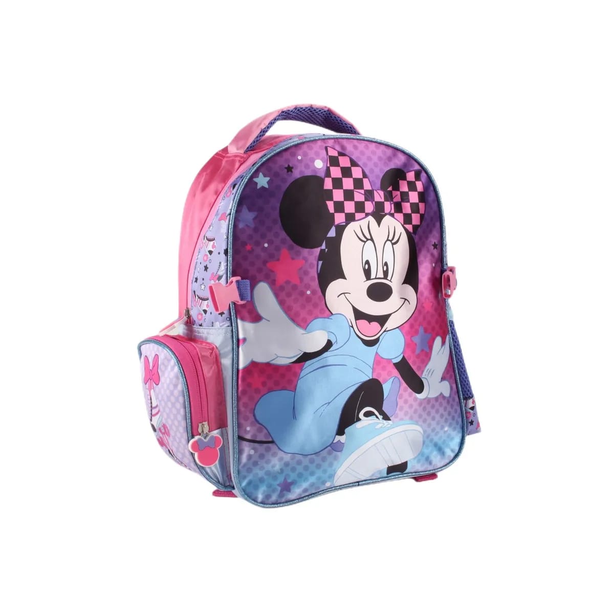 SET MOCHILA DE SATIN CON LONCHERA MINNIE 14