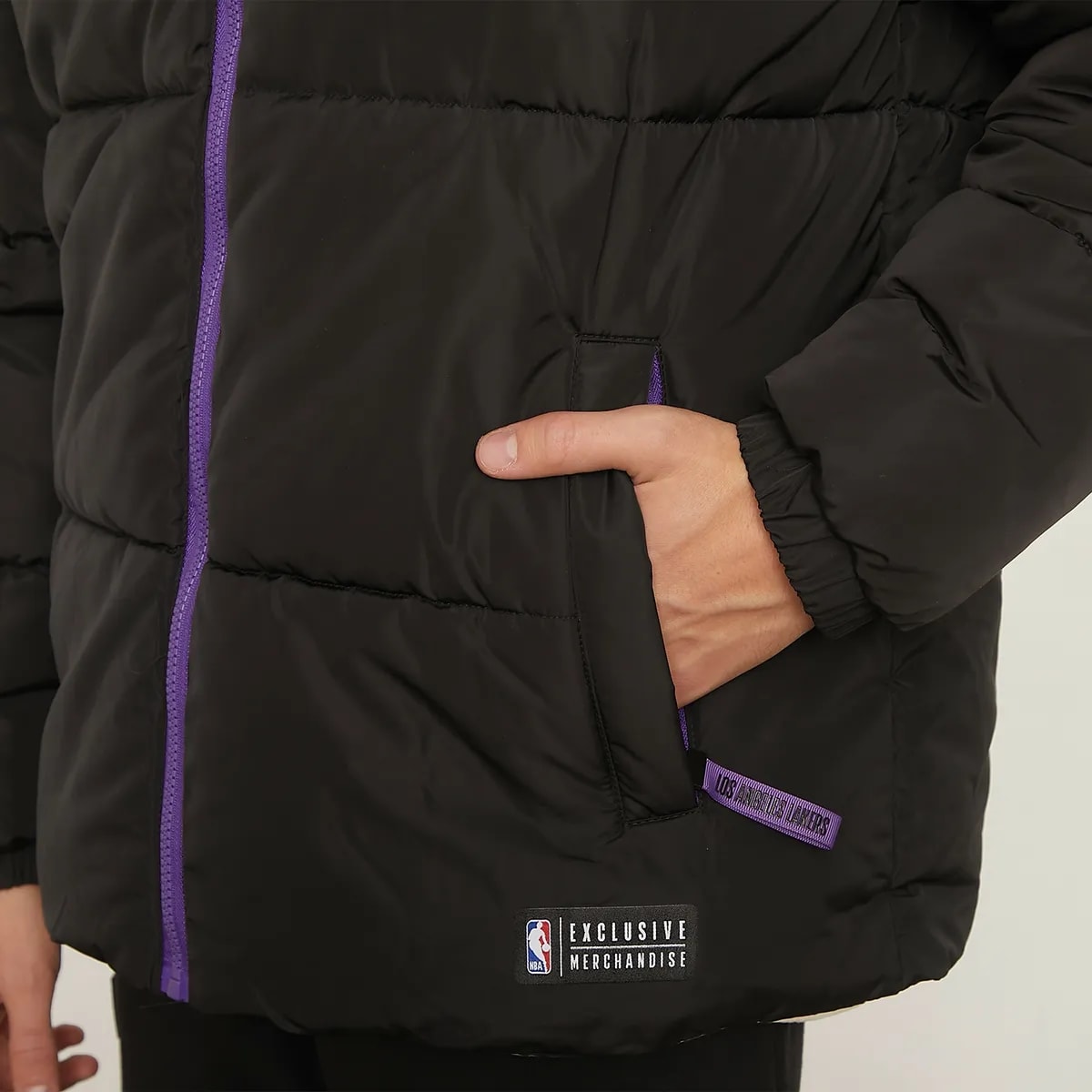 PARKA NBA LA LAKERS NEGRA4