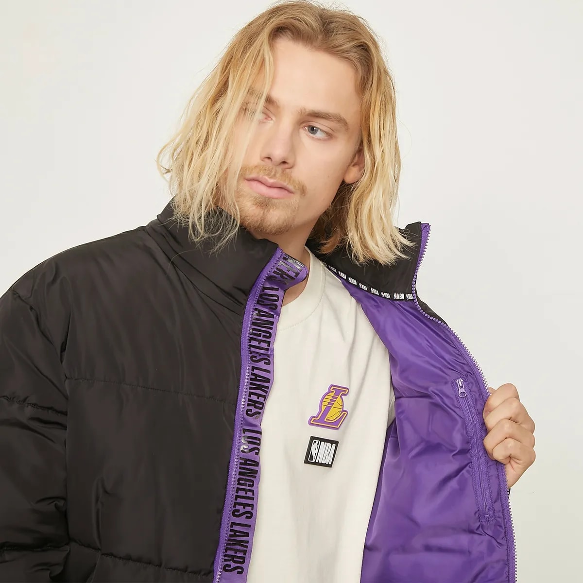 PARKA NBA LA LAKERS NEGRA5