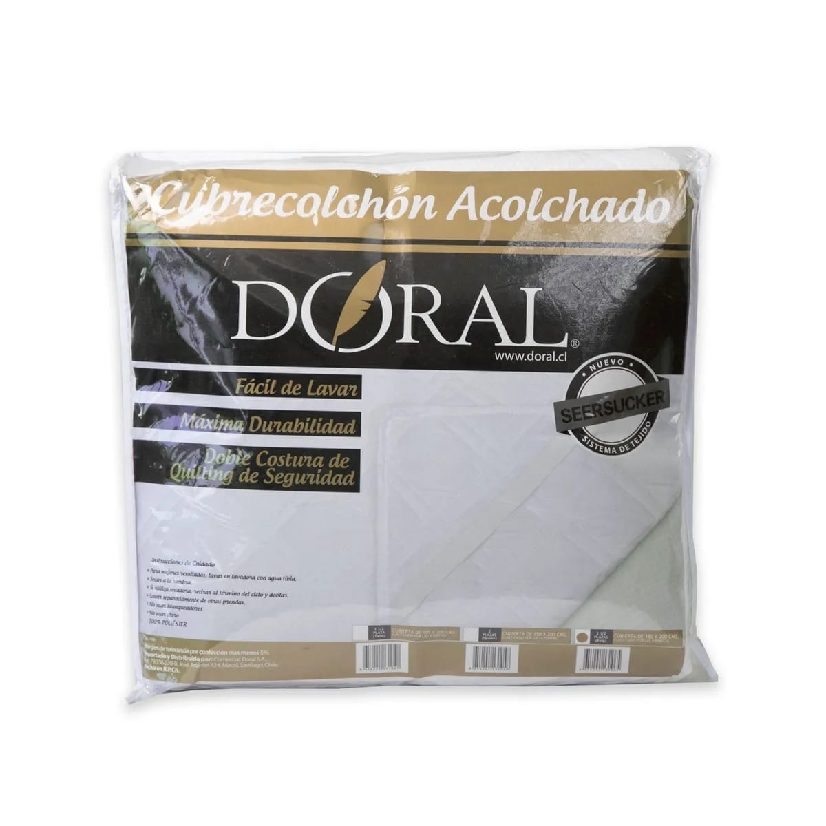 CUBRECOLCHON ACOLCHADO 1.5 PLAZAS 2