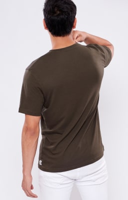 POLO HENLEY DARK MOSS BAMBÚ+PIMA 