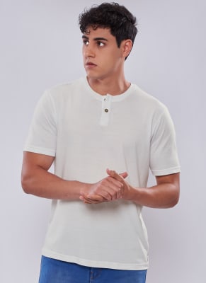 POLO HENLEY NATURE BAMBÚ+PIMA 