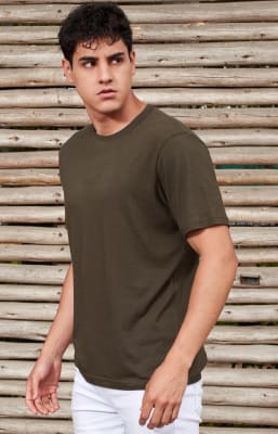 POLO CREW NECK BAMBÚ+PIMA DARK MOSS
