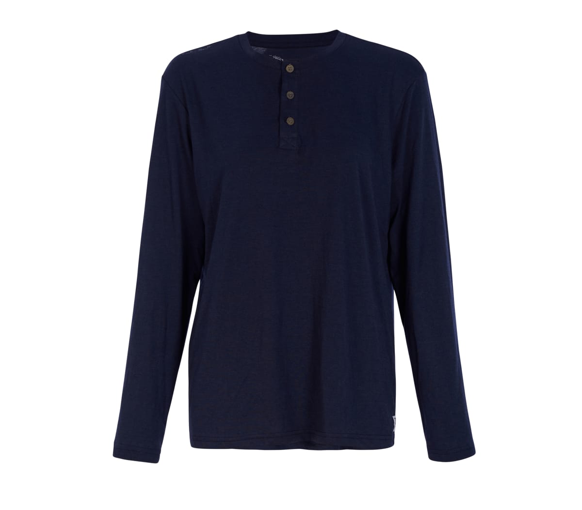 HENLEY MAN MANGA LARGA PACIFIC BLUE1