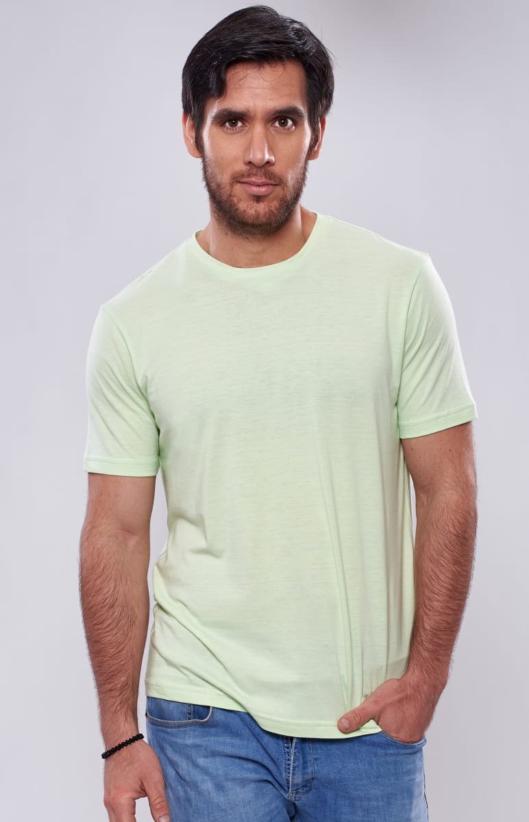 POLO CREW NECK BAMBÚ+PIMA MINT1