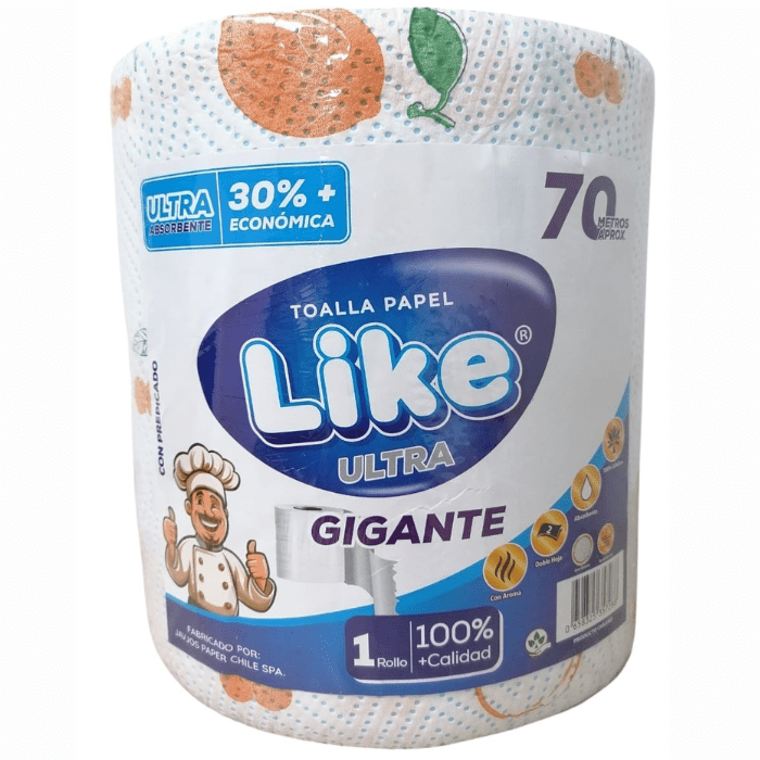 TOALLA DE PAPEL LIKE DH 6 ROLLOS1