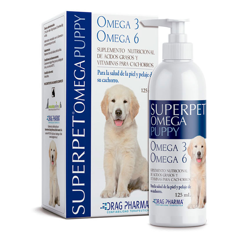 SUPERPET CACHORRO 125 ML OMEGA 3 OMEGA 6 VITAMINAS La Casa de las