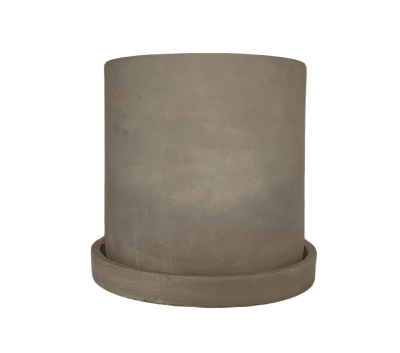 Macetero Cemento Cilindro M 15x15x15cm