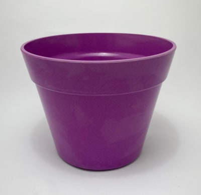 Macetero Bio Bamboo Redondo Purpura 13,7x13,7x10 cm