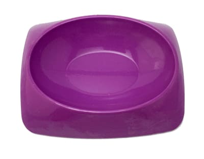 Plato Ecopet Ovalado Grande Morado22x7x20x5 cm