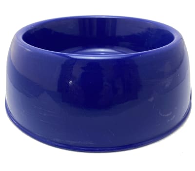 Plato Ecopet Redondo Grande Azul 22,7x22,7x7,5 cm