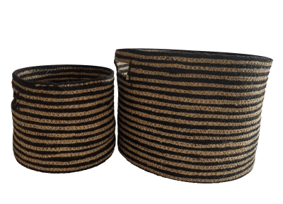 Set 2 Cestos Calcuta S 23x23x20cm +L32x32x24cm