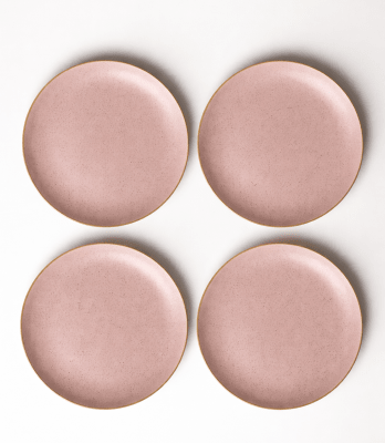 Set 4 Platos PaloRosa BioBamboo 25 cm