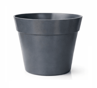 Macetero Bio Bamboo Clasica Gris 25x25x17 cm