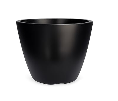 Macetero Bio Actual Negro 24x24x18 cm