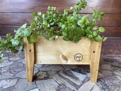 Jardinera Huerto 40X26X32Cm Natural