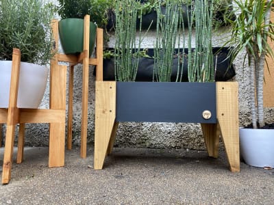 Jardinera Huerto 60X30X32 Grafito