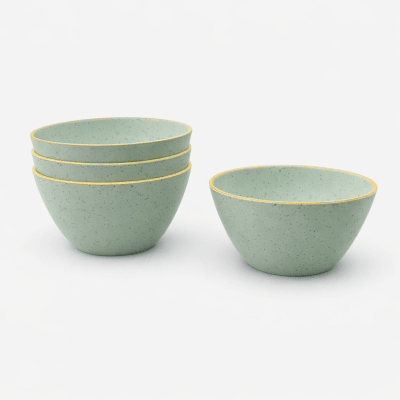 Set 4 Bowls Menta BioBamboo 15x7 cm