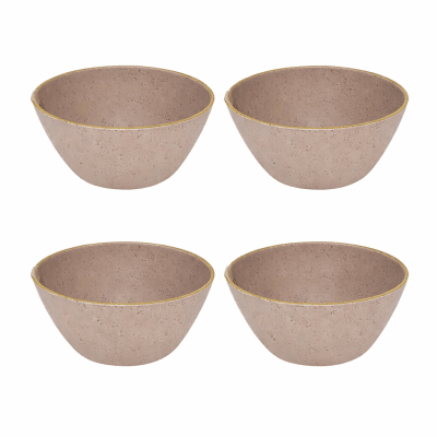Set 4 Bowls PaloRosa BioBamboo 15x7 cm