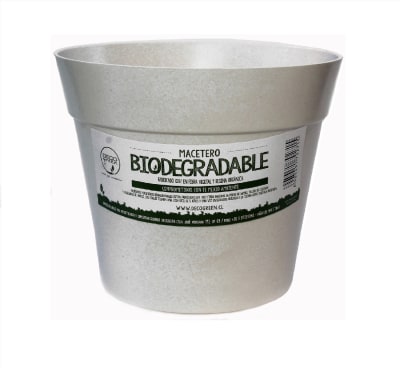 Set 4 Maceteros Bios Clásico 4 Blanco 25x25x17 cm