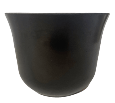 Macetero Bio Curvo negro 13X17X17 cm14x2 cm