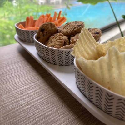 Snack Con 3 Divisiones Flechas