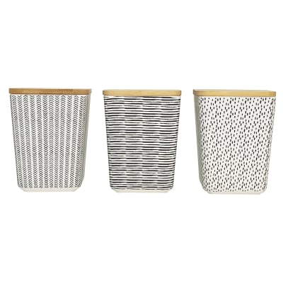 Canister Biobamboo Rayas 11 Cm