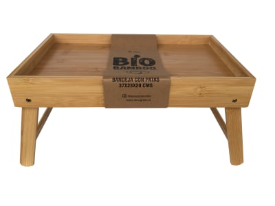 Bandeja Bio Bamboo Con Patas 37X23X20 Cm