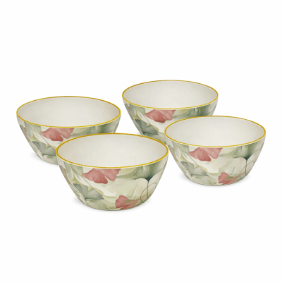 Set 4 Bowls Ginko BioBamboo 15x7 cm