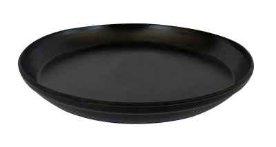 Plato Bio Negro (modelo Clasico, Actual o Olimpo) 22x2 cm