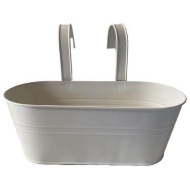 Colgante Doble Metalico XL Crema