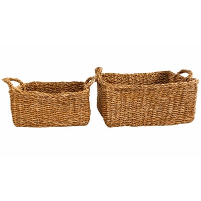 Set 2 Cestos Rect Mumbai S 30X20X14cm +L34x25x18cm