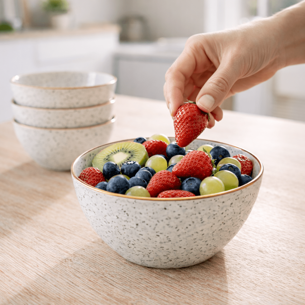 Set 4 Bowls Gris BioBamboo 15x7 cm1