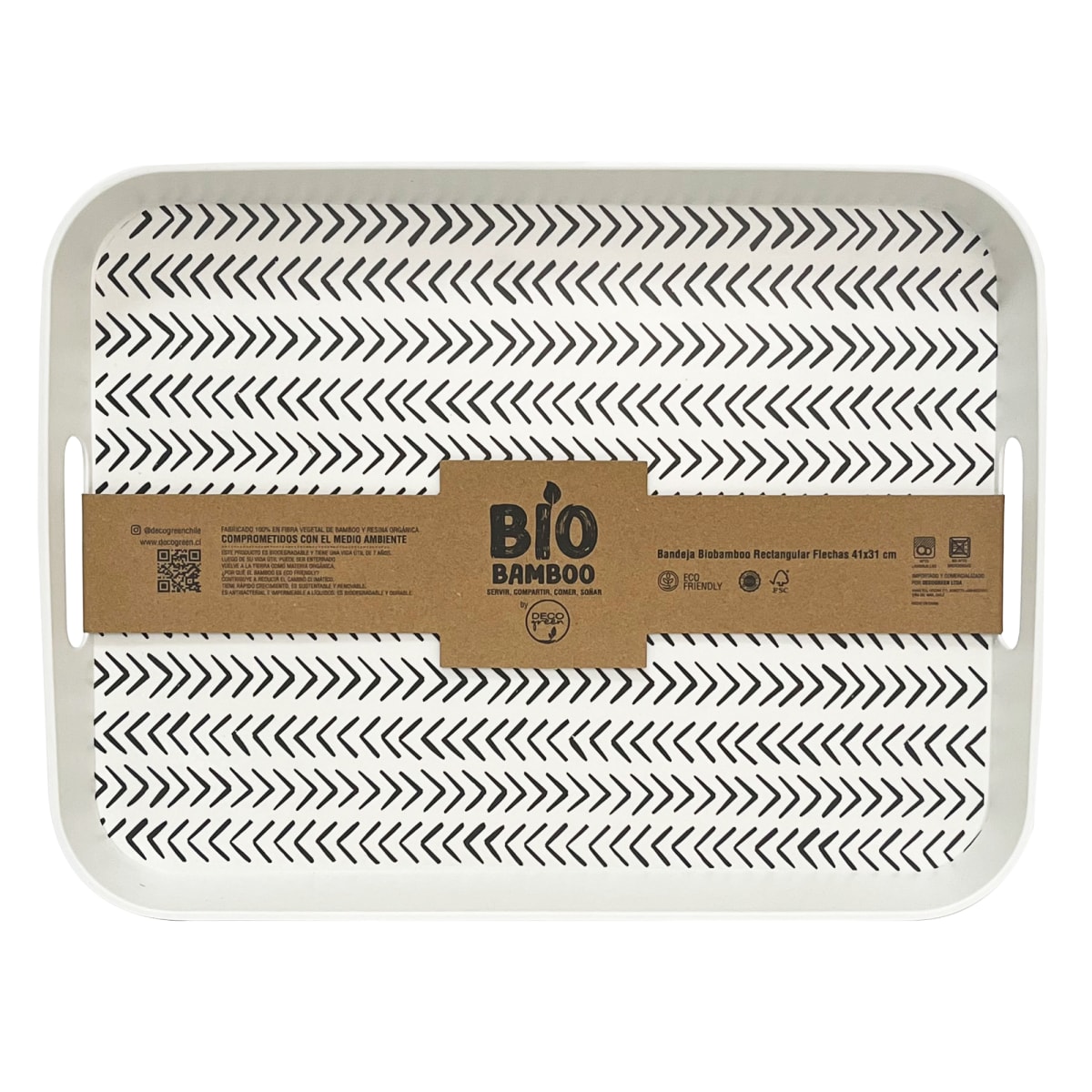 Bandeja Bio Rectangular Flechas 41X31 Cm1