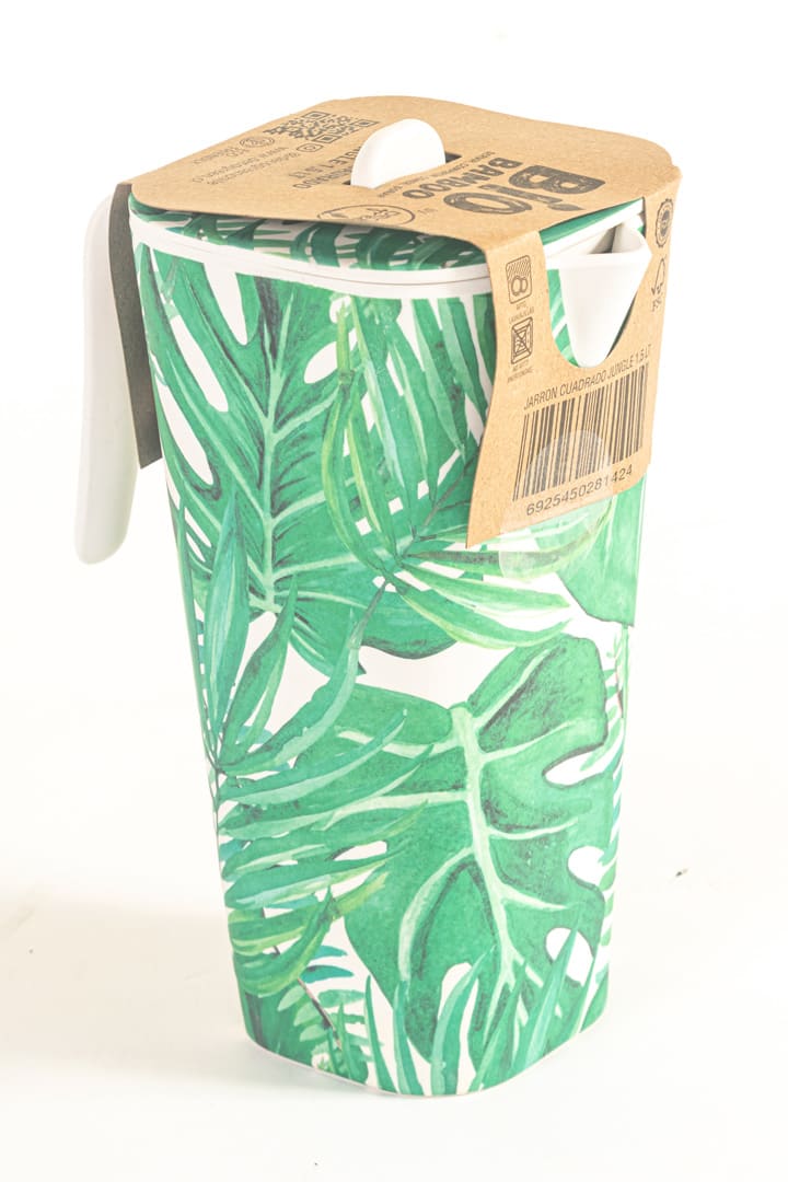Jarron Biobamboo Cuadrado Jungle 1,5 L2