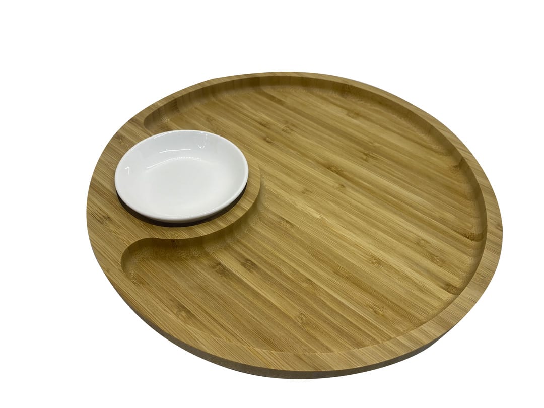 Tabla De Picoteo Bio Bamboo Quesos 30 Cm1