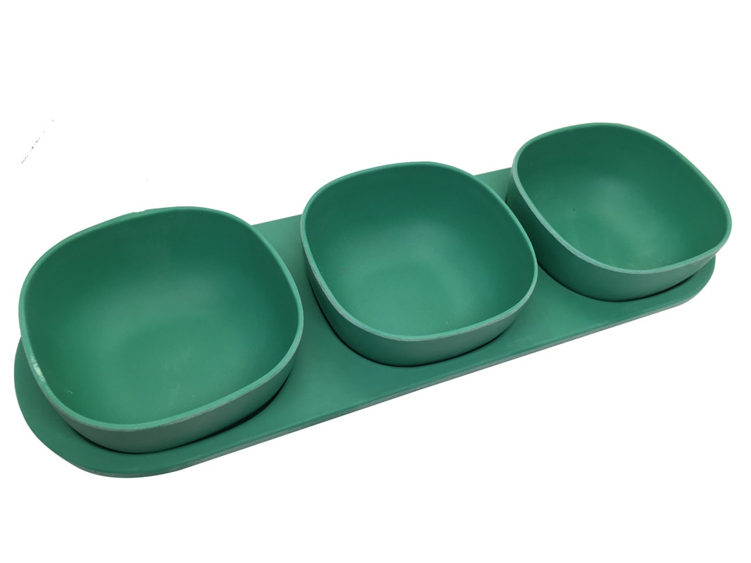 Snack Con 3 Divisiones Verde1