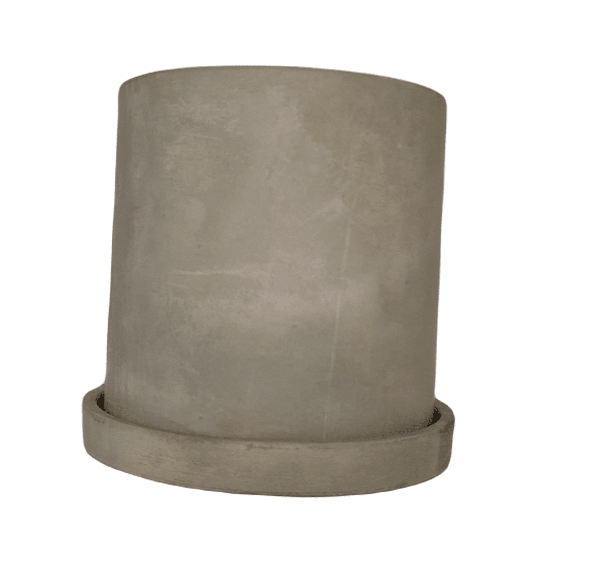 Set 2 Maceteros Cemento S 13x13x13 cm y L 18x18x18cm2