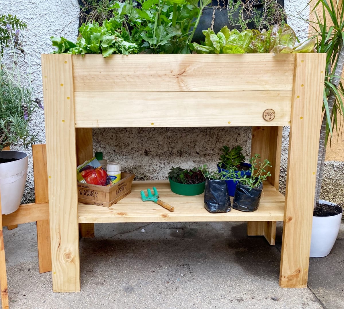 Jardinera Huerto 80X40X404