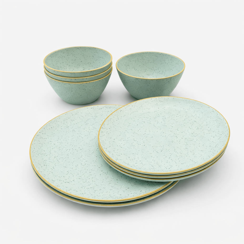 Set 12 Piezas BioBamboo Menta1