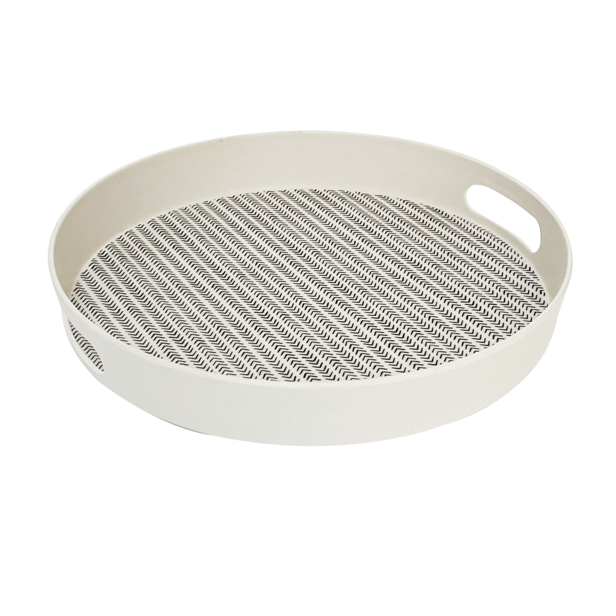 Bandeja Biobamboo Redonda Flechas 30 Cm3