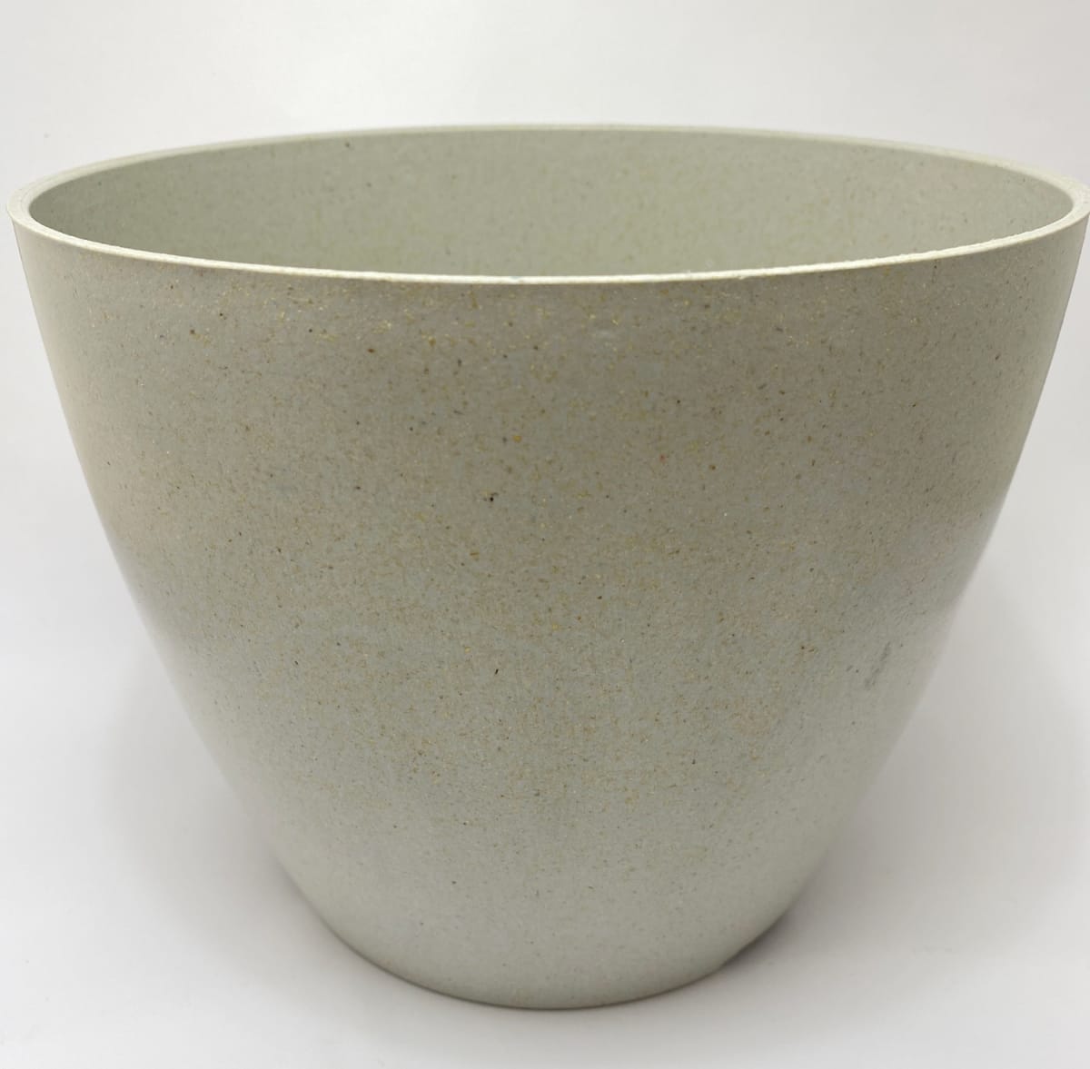 Set De 2 Macetero Bio Bamboo Actual Gris 24x24x18 cm1