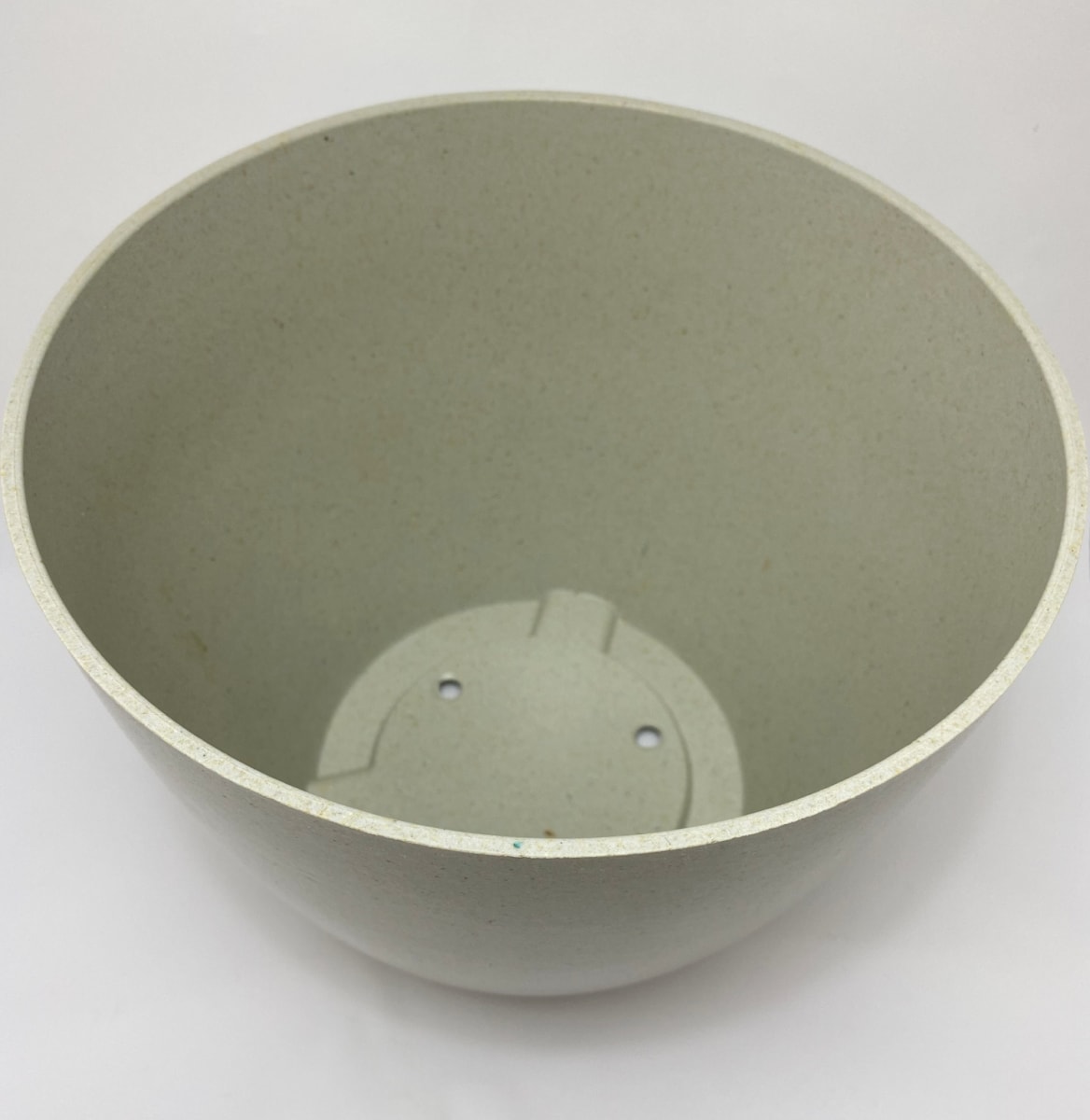 Set de 2 Maceteros con Plato Actual Gris 24x24x18 cm3