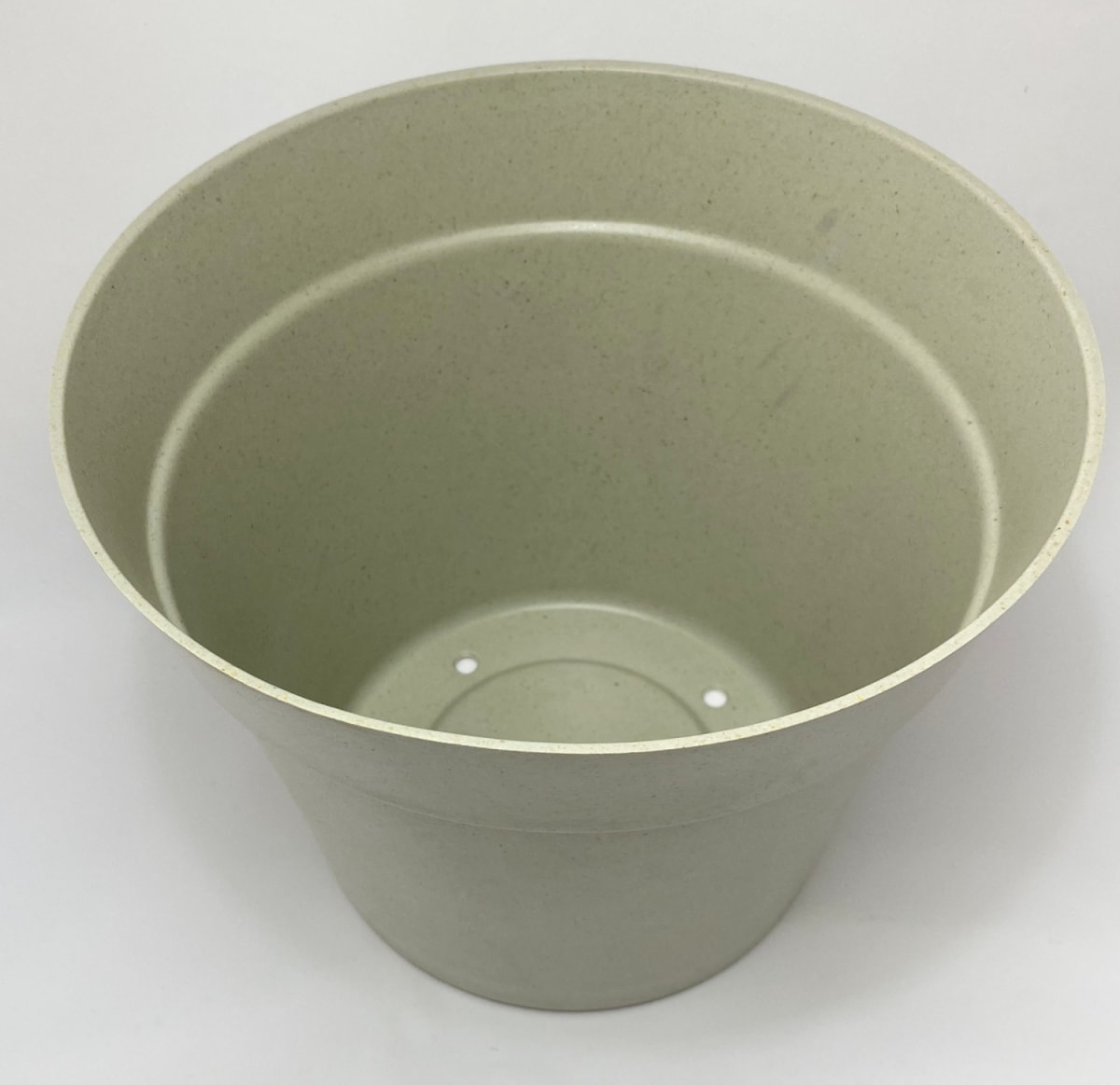 Set de 2 Maceteros con Plato Clásico Gris 25x25x17 cm3