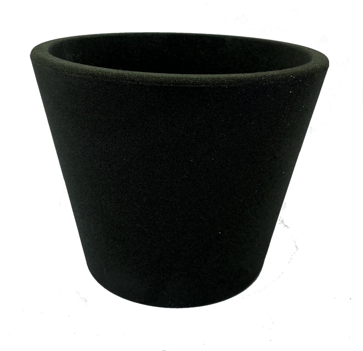 Macetero Bio Arena Mediano Negro 15x15x13 cm2